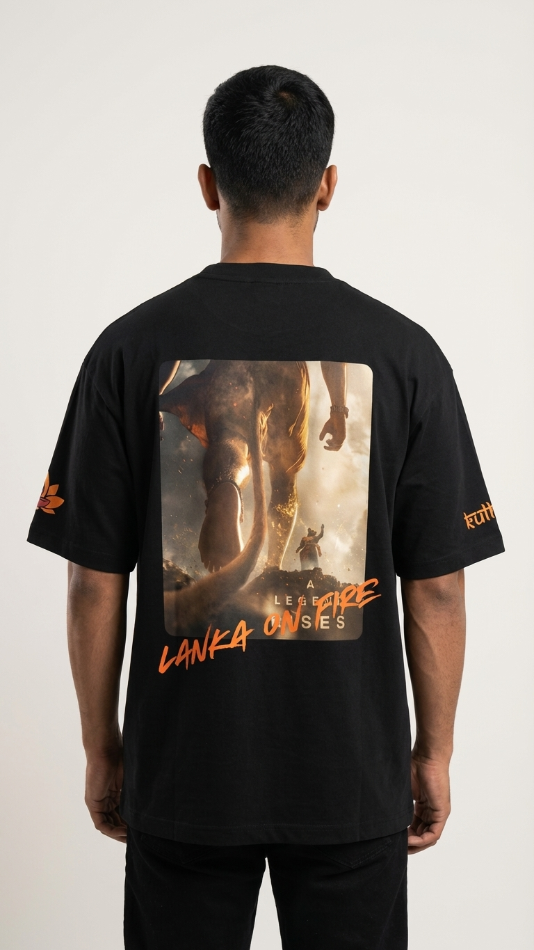 Lanka on Fire - Oversized T-Shirt