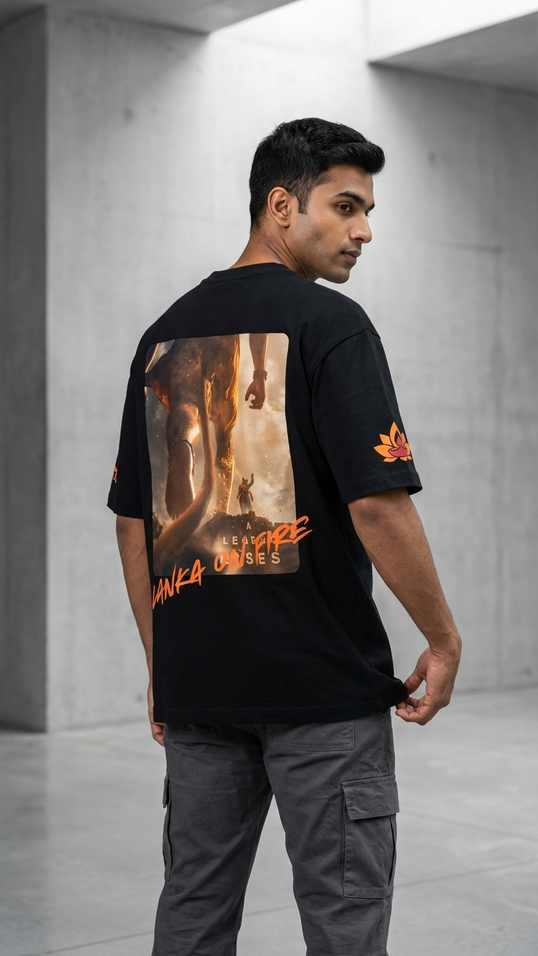 Lanka on Fire - Oversized T-Shirt