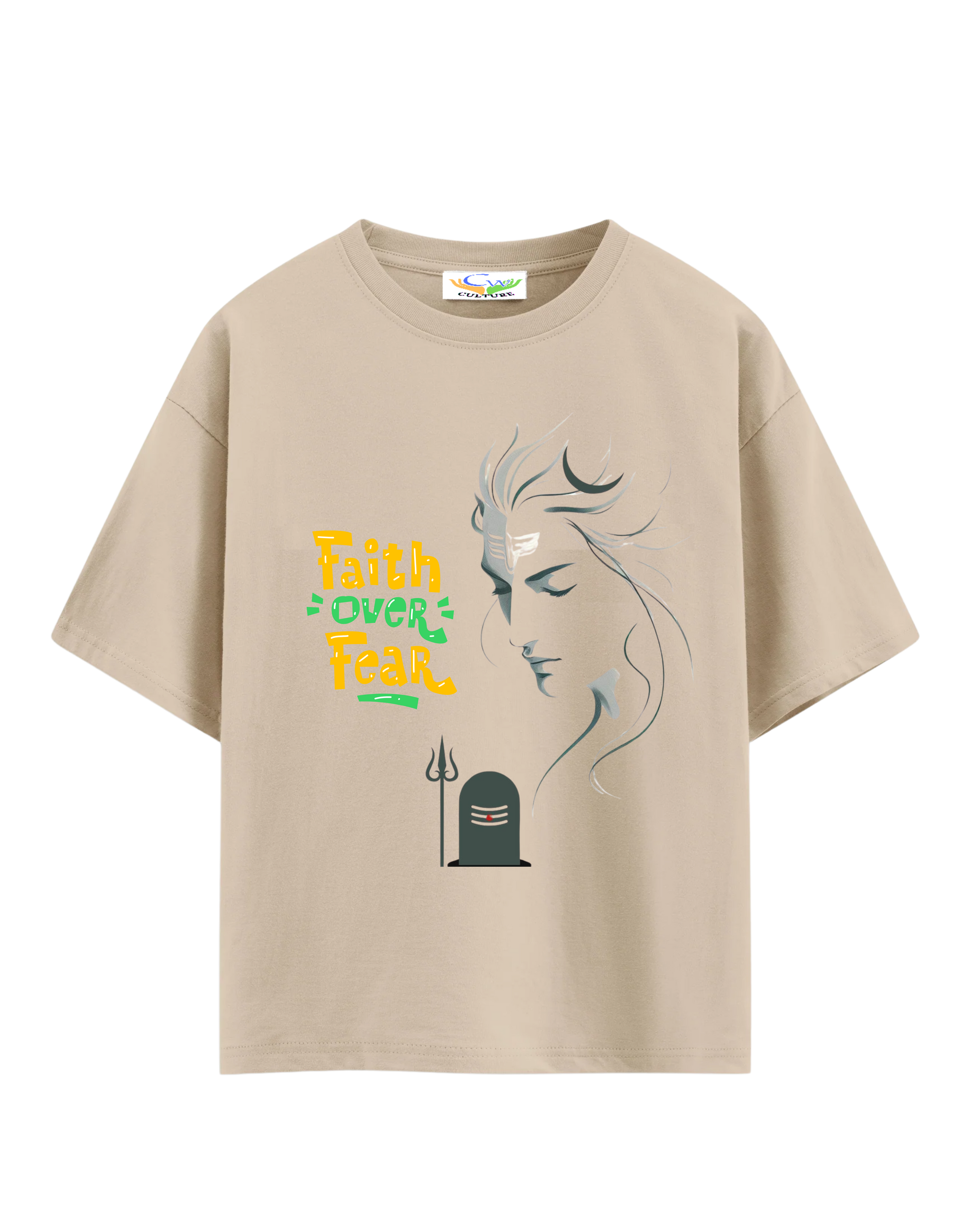 Faith over Fear - Oversized T-Shirt