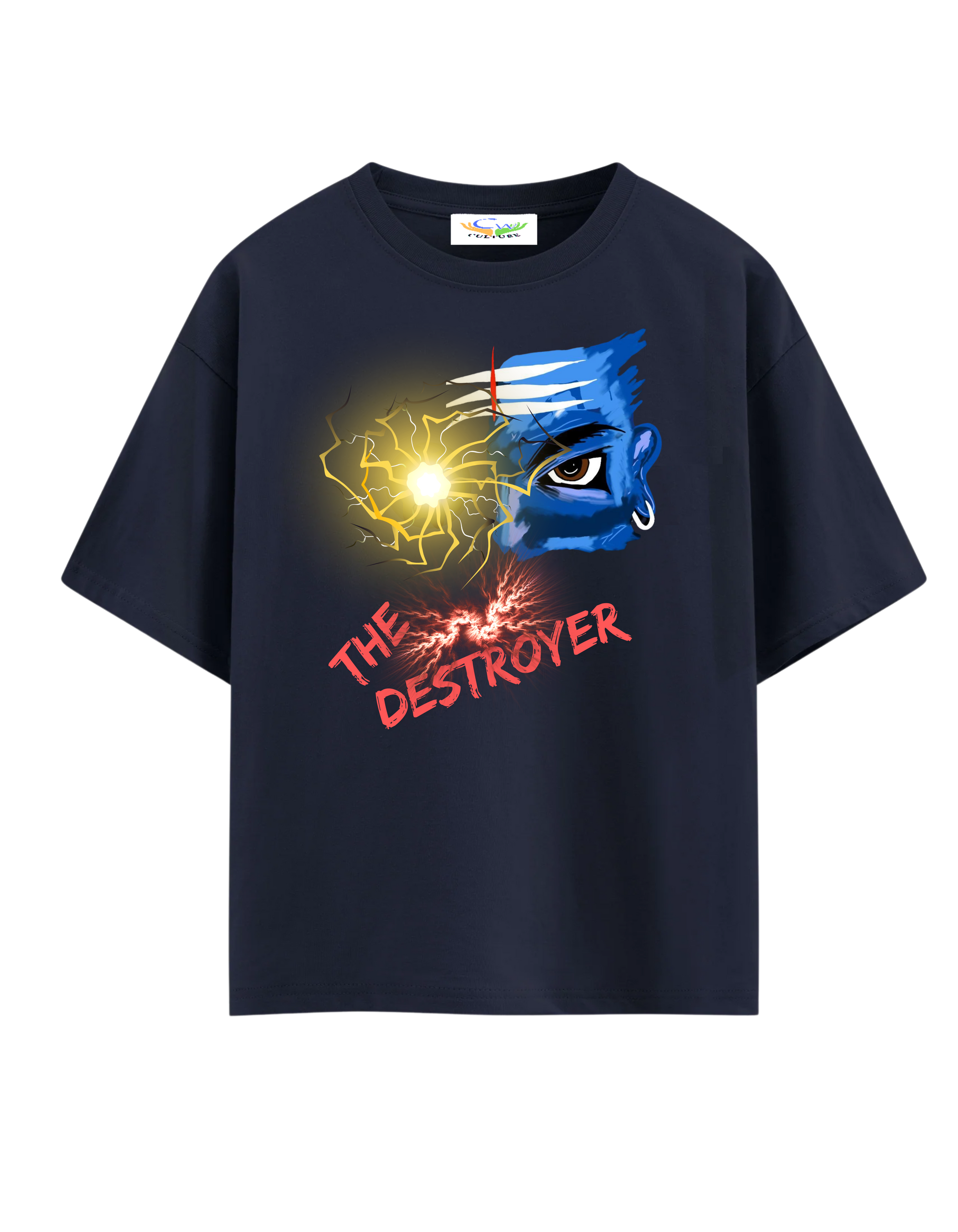 Mahadev, The Destroyer - Oversized T-Shirt