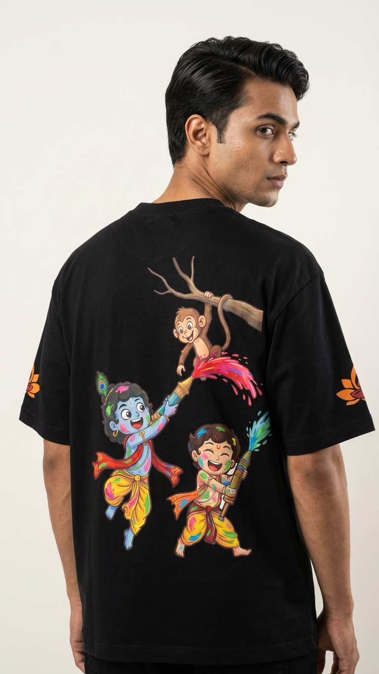 Gulal Holi - Oversized T-Shirt