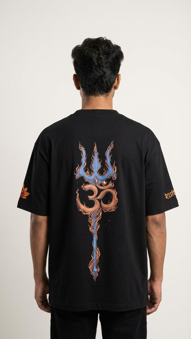 Trishul - Oversized T-Shirt