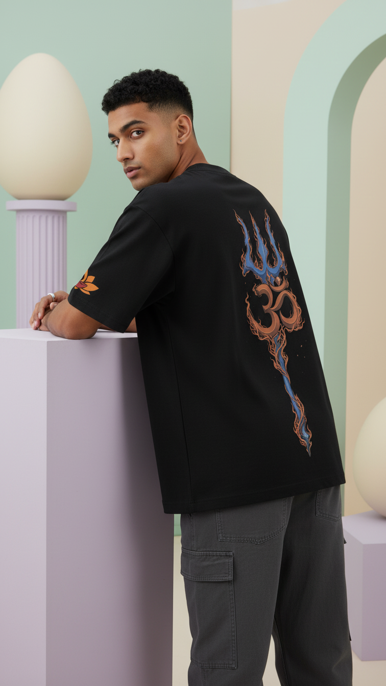 Trishul - Oversized T-Shirt