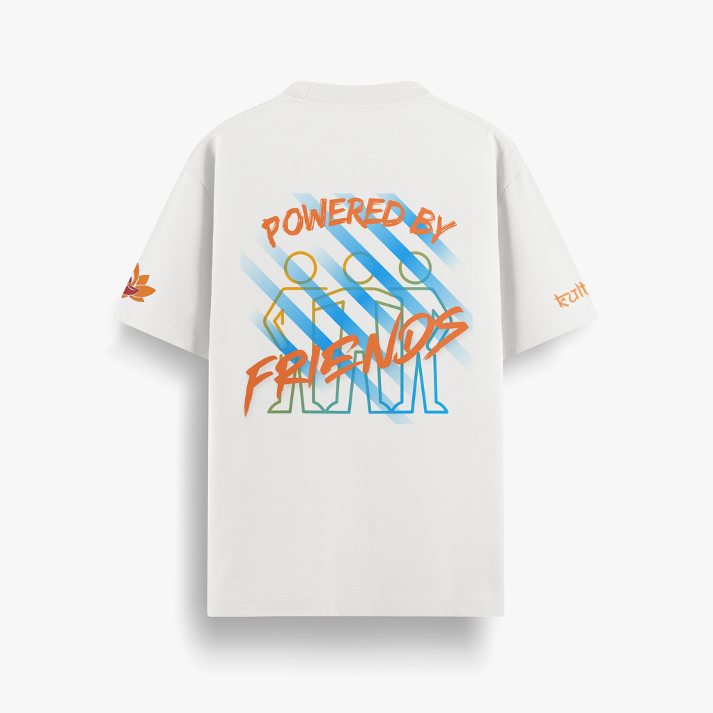 Powered by Friends - Oversized T-Shirt