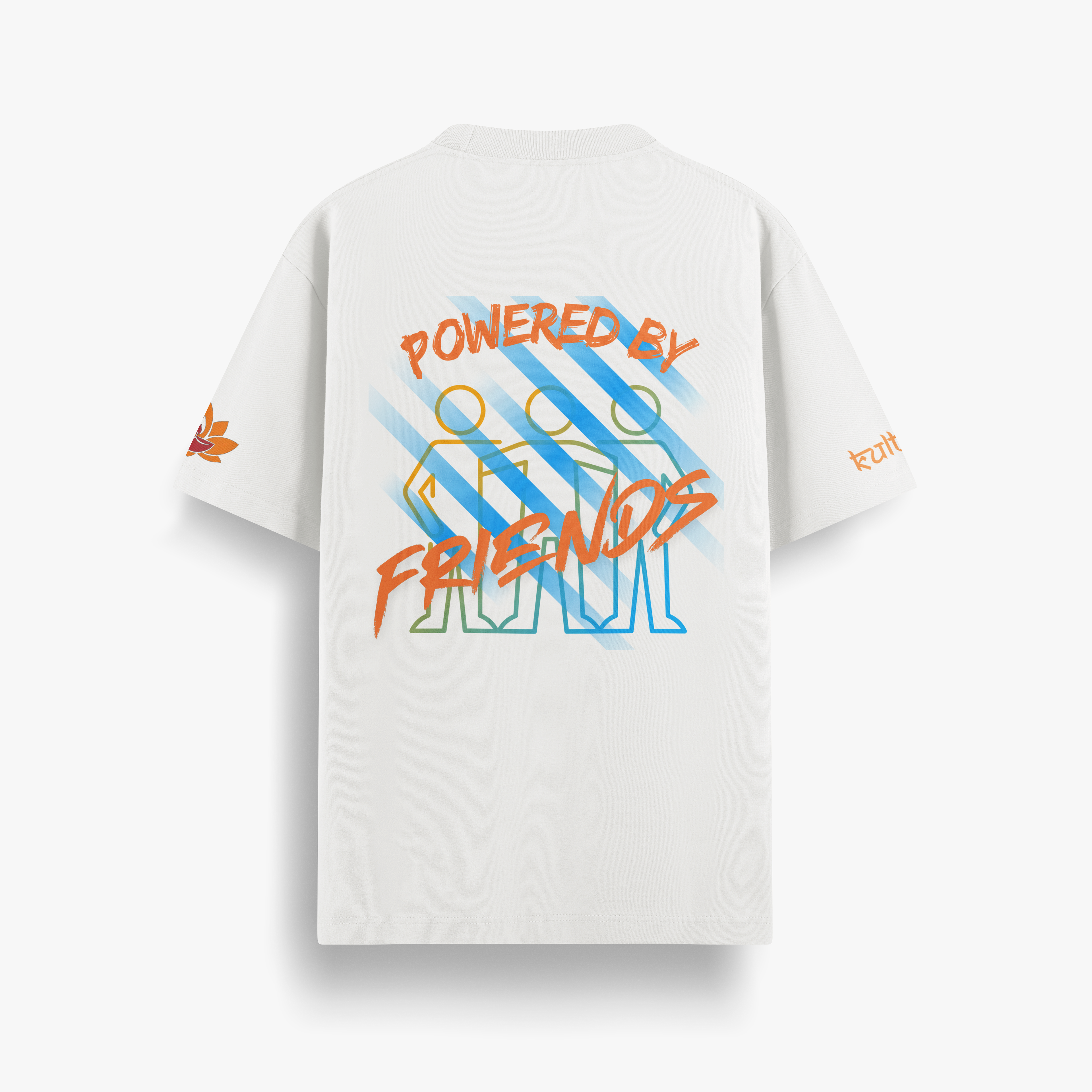 Powered by Friends - Oversized T-Shirt