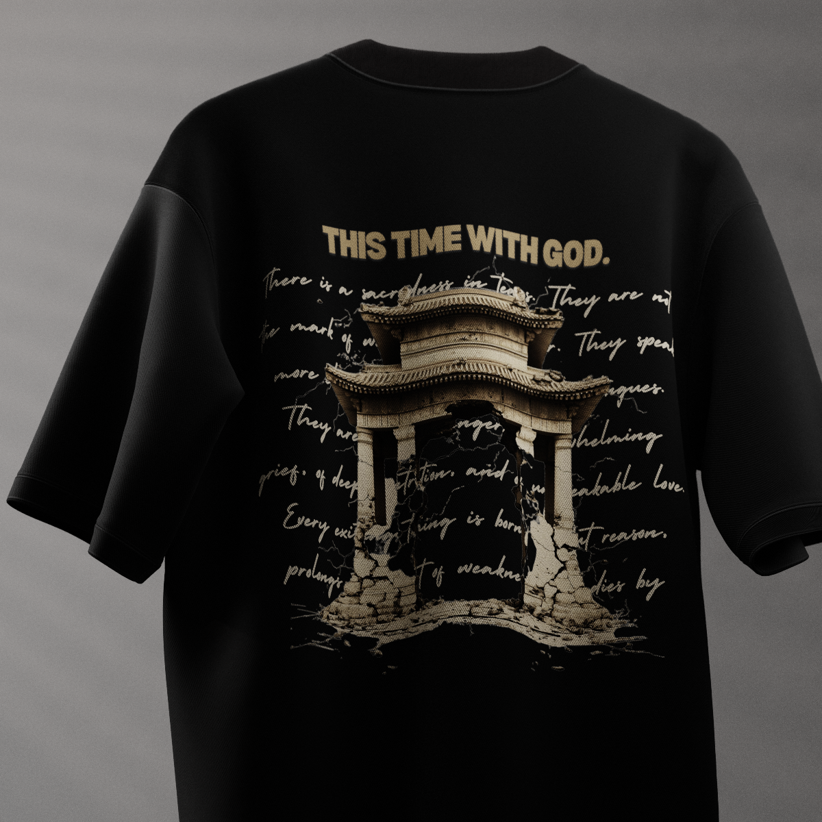 This time with GOD - Oversized T-Shirt