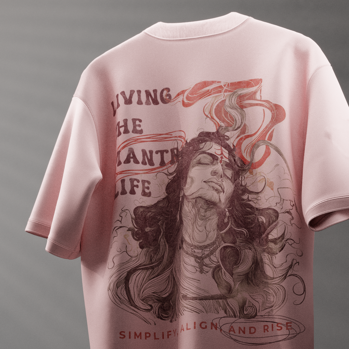 Shiv Mantra Oversized T-Shirt