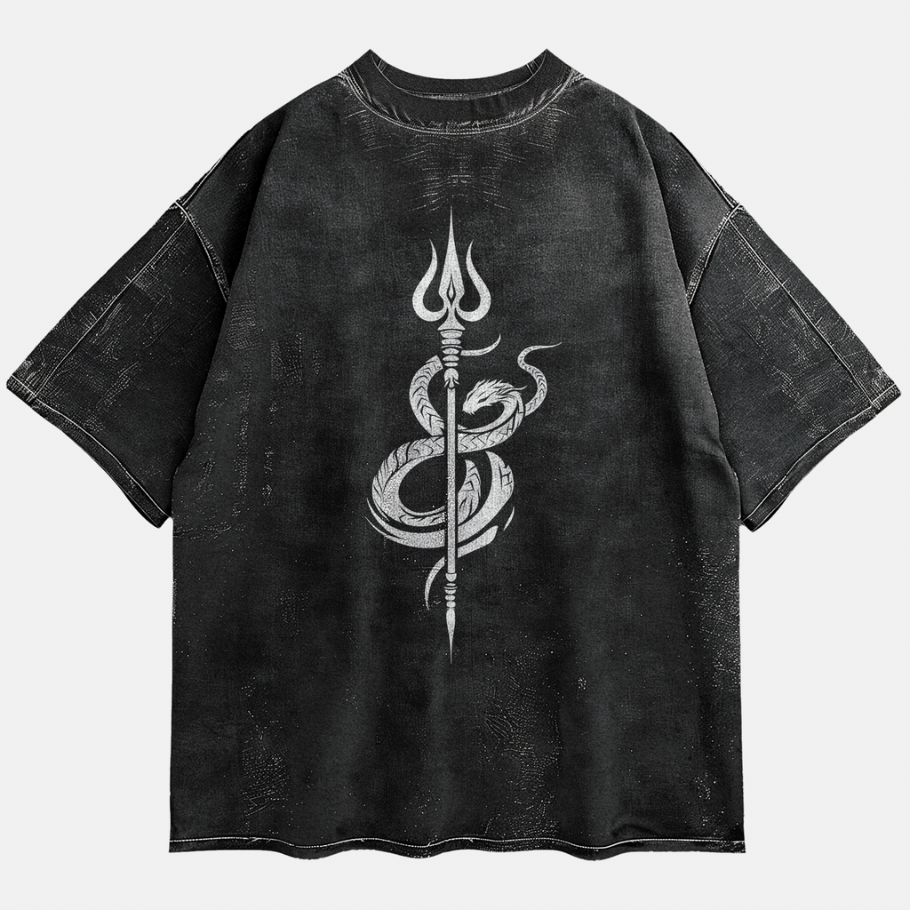 Trishul - Oversized T-Shirt